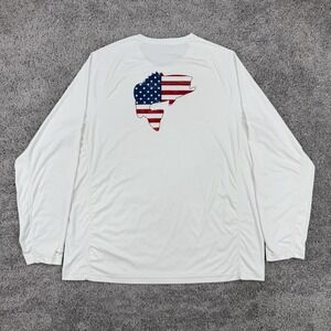 Simms Solarflex Shirt Men's 2XL Long Sleeve Performance UPF 50 Fishing Outdoors